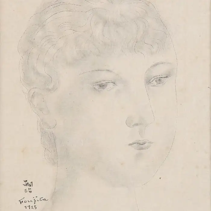 IKO-MA-FOU3-Tête de femme-1925-Leonard Tsuguharu FOUJITA 2.webp
